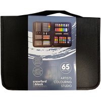 Crawford & Black Artists Colouring Studio: 65 Piece Set