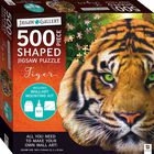 Tiger Shaped 500 Piece Jigsaw Puzzle image number 1