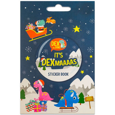 Dex the Dinosaur Christmas Sticker Book image number 1