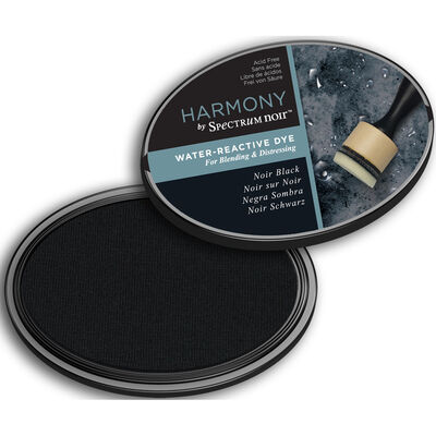 Harmony by Spectrum Noir Water Reactive Dye Inkpad - Noir Black image number 3