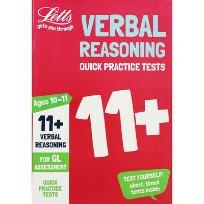 Letts Verbal Reasoning: Quick Practice Tests 11+ image number 1