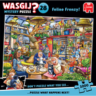 Wasgij Mystery 28 Feline Frenzy! 1000 Piece Jigsaw Puzzle image number 2