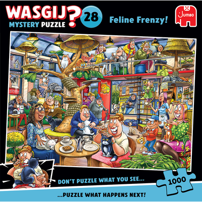 Wasgij Mystery 28 Feline Frenzy! 1000 Piece Jigsaw Puzzle image number 2
