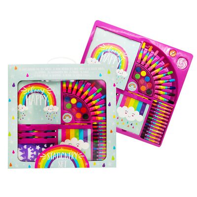 Unicorn Rainbow Stationery Set image number 3