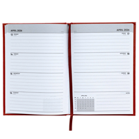 A5 Week to View Red 2026 Diary