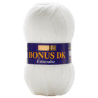 Bonus DK: White Yarn 100g image number 1