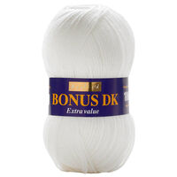 Bonus DK: White Yarn 100g
