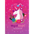 A5 Casebound Unicorn Magical Thoughts Notebook image number 1