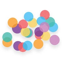Rainbow Paper Confetti: 10g