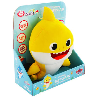 Doodle Me Yellow Baby Shark Plush image number 1