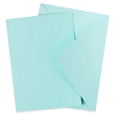 Sizzix Mint A6 Cards & Envelopes: Pack of 10 image number 1