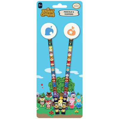Animal Crossing Villager Squares Pencils & Toppers image number 1