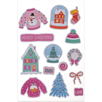 Christmas 3D Paper Toppers