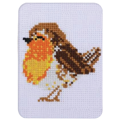 Christmas Robin Cross Stitch Card Set image number 2