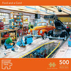 Ford and a Cord 500 Piece Jigsaw Puzzle image number 1