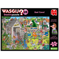 Wasgij Destiny 28 Dad Cave! 1000 Piece Jigsaw Puzzle