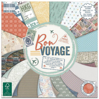 First Edition Bon Voyage Paper Pad 8&rdquo;x 8&rdquo; image number 1
