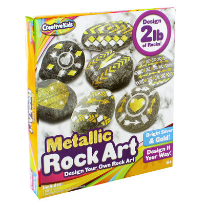 Design Your Own Metallic Rock Art image number 1