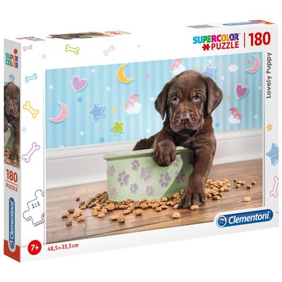 Lovely Puppy 180 Piece Jigsaw Puzzle image number 1