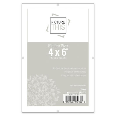 Perspex Clip Photo Frame: 4" x 6" image number 1