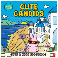 Cute Candids Colouring Book