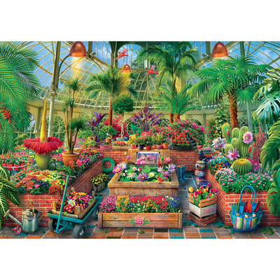 Botanical Glasshouse 1000 Piece Jigsaw Puzzle image number 2