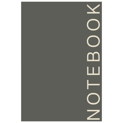 A4 Casebound Grey Notebook image number 1