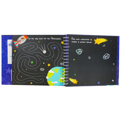 My First Space Chalk Play Book image number 2