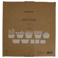 Decorate Your Own Wooden Flower Basket