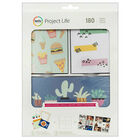 American Crafts: Project Life Wordless Wonder 180 Piece Card Kit image number 1