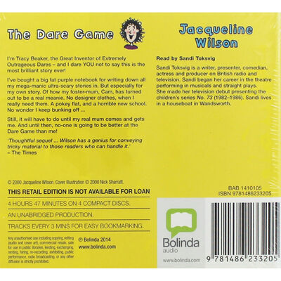 The Dare Game A Tracy Beaker Story: MP3 CD image number 2