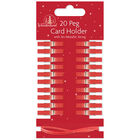 Metallic Christmas Card Holder: Assorted image number 2