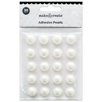 Chunky Adhesive Pearls: Pack of 20
