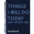 A5 Things I Will Do Notebook image number 1