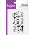 Crafters Companion Clear Acrylic Stamp - Inhale Confidence image number 1