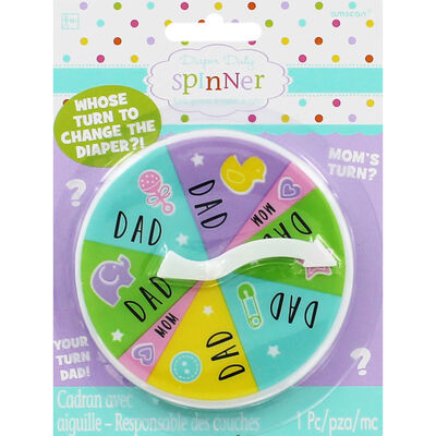 Baby Shower Diaper Duty Spinner image number 1
