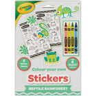 Crayola Colour Your Own Stickers: Reptile Rainforest image number 1