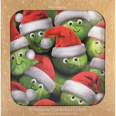 Sprouts Christmas Cards: Pack Of 10 image number 1
