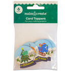 Dex the Dinosaur Snow Globe Card Toppers: Pack of 6 image number 1