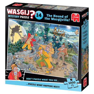 Wasgij Mystery The Hound of the Wasgijville! 1000 Piece Jigsaw Puzzle image number 3