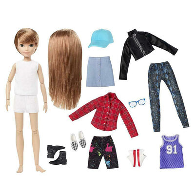 Creatable World Deluxe Character Kit: Copper Straight Hair image number 2