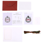 Merry Christmas Cross Stitch Card Set image number 3