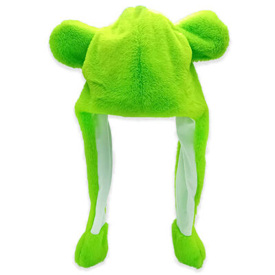 PlayWorks Hugs & Snugs Frog Plush Hat with Moving Ears image number 2