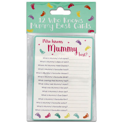 12 Who Knows Mummy Best Cards image number 1