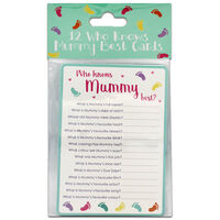 12 Who Knows Mummy Best Cards