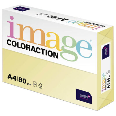 A4 Pale Ivory Atoll Image Coloraction Copy Paper: 500 Sheets image number 1