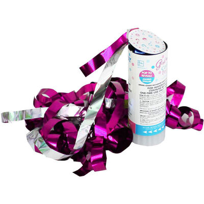 Gender Reveal Confetti Party Popper - Pink image number 2