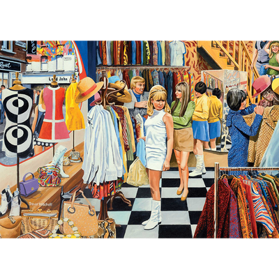 Carnaby Street by Trevor Mitchell 500 Piece Jigsaw Puzzle image number 2