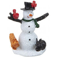 Resin Snowman Figurine
