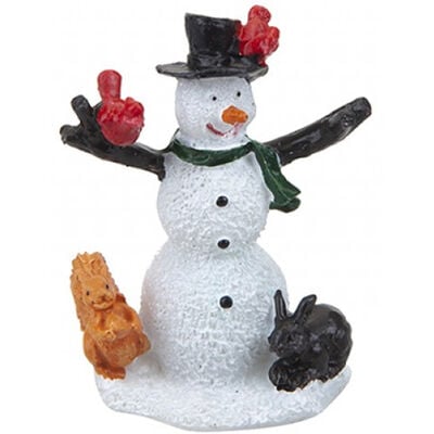 Resin Snowman Figurine image number 1